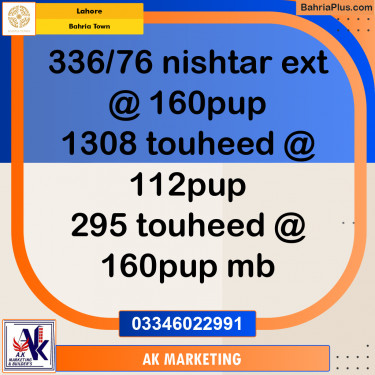 10 Marla Residential Plot for Sale in Bahria Town, Lahore - (BP-255758)