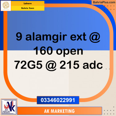 5 Marla Commercial Plot for Sale in Bahria Town, Lahore - (BP-256382)