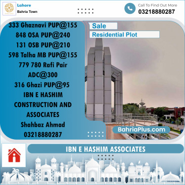 Residential Plot for Sale in Bahria Town, Lahore - (BP-256510)