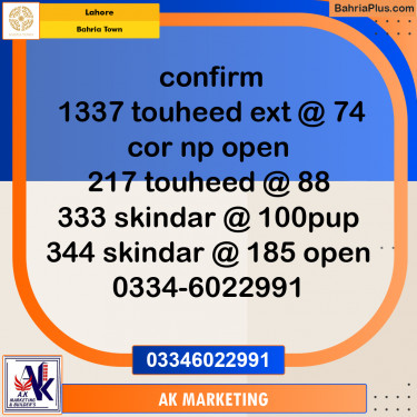 10 Marla Residential Plot for Sale in Bahria Town, Lahore - (BP-256740)