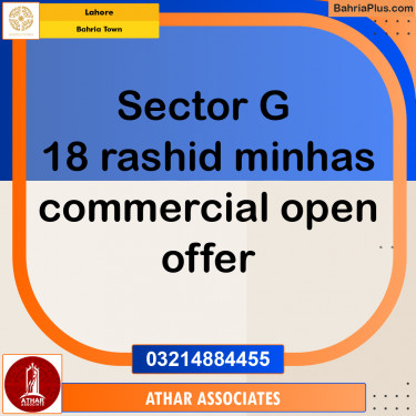 Commercial Plot for Sale in Bahria Town, Lahore - (BP-256752)