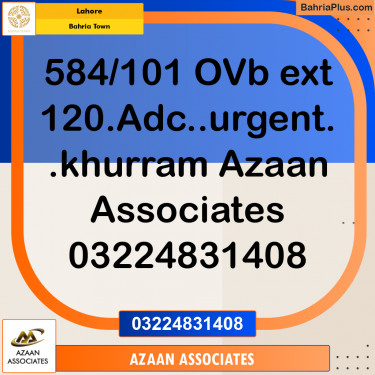 Residential Plot for Sale in Bahria Town, Lahore - (BP-257011)