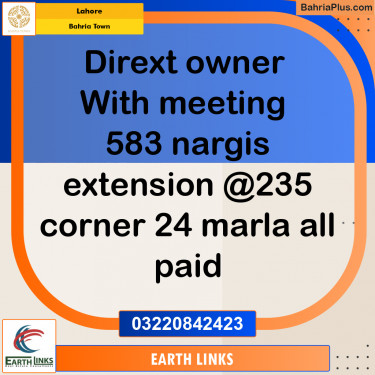 Residential Plot for Sale in Bahria Town, Lahore - (BP-257372)