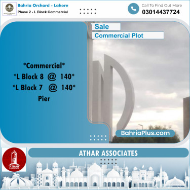 Commercial Plot for Sale in Phase 2 - L Block Commercial -  Bahria Orchard, Lahore - (BP-257440)