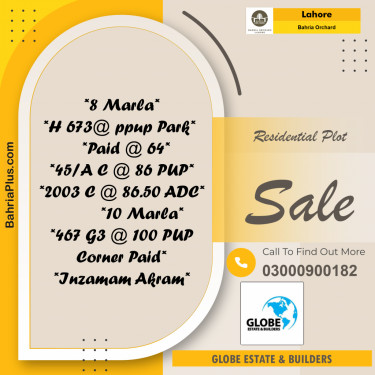 Residential Plot for Sale in Bahria Orchard, Lahore - (BP-257668)