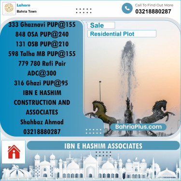Residential Plot for Sale in Bahria Town, Lahore - (BP-257877)