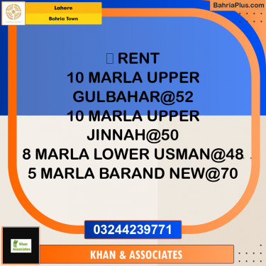 Residential Plot for Sale in Bahria Town, Lahore - (BP-258033)