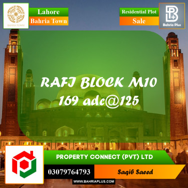 Residential Plot for Sale in Bahria Town, Lahore - (BP-258471)