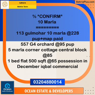 Residential Plot for Sale in Bahria Town, Lahore - (BP-258591)