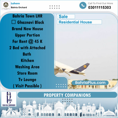 Residential House for Sale in Bahria Orchard, Lahore - (BP-258720)