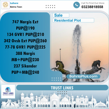 Residential Plot for Sale in Bahria Town, Lahore - (BP-258756)