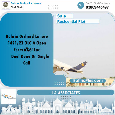 5 Marla Residential Plot for Sale in OLC-A Block -  Bahria Orchard, Lahore - (BP-258816)