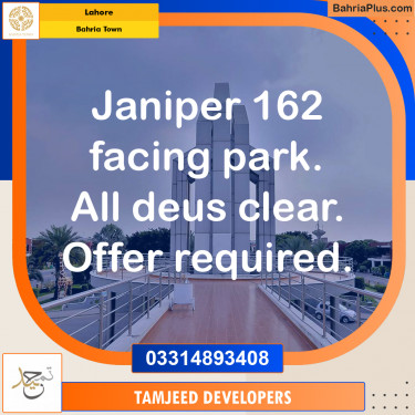 Residential Plot for Sale in Bahria Town, Lahore - (BP-259125)