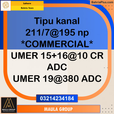 Residential Plot for Sale in Bahria Town, Lahore - (BP-259138)