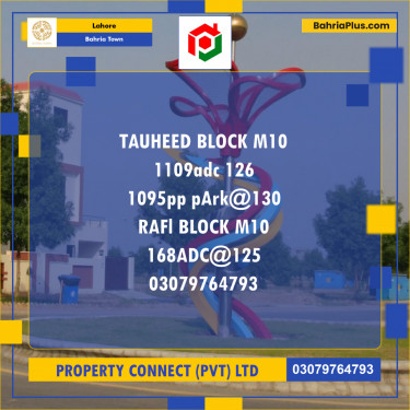 Residential Plot for Sale in Bahria Town, Lahore - (BP-259408)