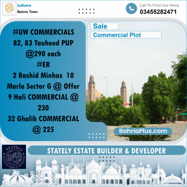 Commercial Plot for Sale in Bahria Town, Lahore - (BP-259635)