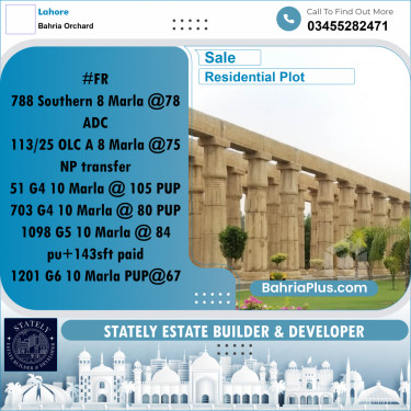Residential Plot for Sale in Bahria Orchard, Lahore - (BP-259846)
