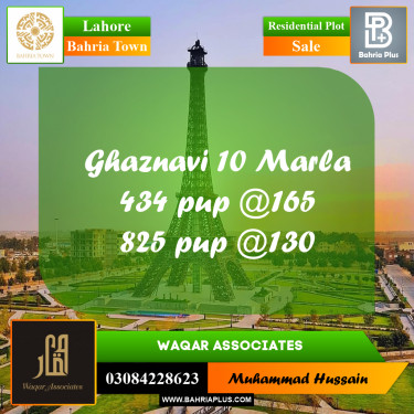 Residential Plot for Sale in Bahria Town, Lahore - (BP-259968)