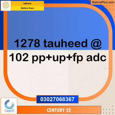 Residential Plot for Sale in Bahria Town, Lahore - (BP-260063)