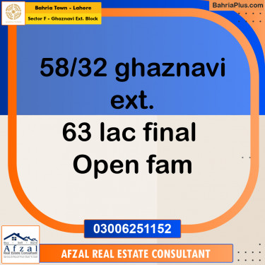 5 Marla Residential Plot for Sale in Sector F - Ghaznavi Ext. Block -  Bahria Town, Lahore - (BP-260073)
