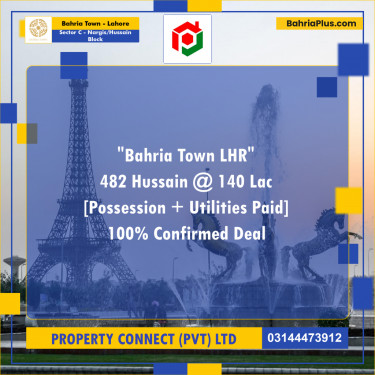 10 Marla Residential Plot for Sale in Sector C - Nargis/Hussain Block -  Bahria Town, Lahore - (BP-260084)