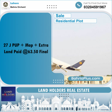 Residential Plot for Sale in Bahria Orchard, Lahore - (BP-260150)