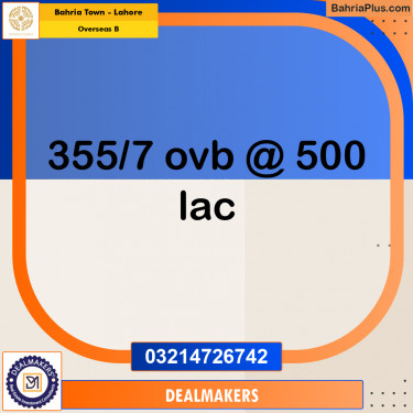 36 Marla Residential Plot for Sale in Overseas B -  Bahria Town, Lahore - (BP-260173)