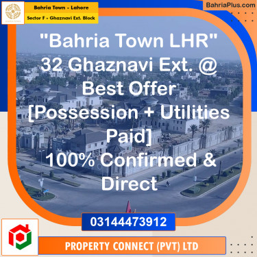 1 Marla Residential Plot for Sale in Sector F - Ghaznavi Ext. Block -  Bahria Town, Lahore - (BP-260556)