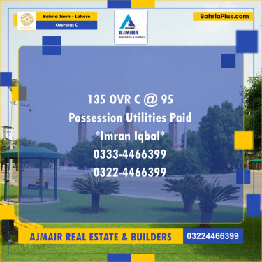 5 Marla Residential Plot for Sale in Overseas C -  Bahria Town, Lahore - (BP-260572)