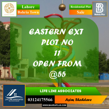 5 Marla Residential Plot for Sale in Bahria Town, Lahore - (BP-260942)