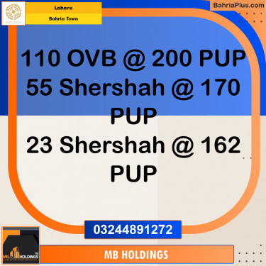 Residential Plot for Sale in Bahria Town, Lahore - (BP-261083)