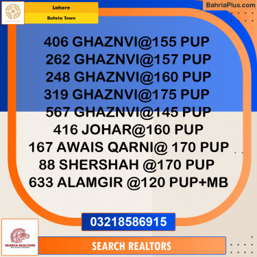 Residential Plot for Sale in Bahria Town, Lahore - (BP-261685)