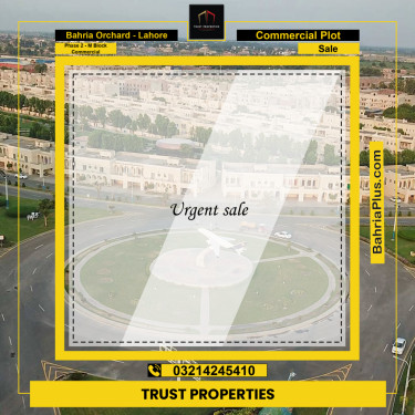 5 Marla Commercial Plot for Sale in Phase 2 - M Block Commercial -  Bahria Orchard, Lahore - (BP-261690)