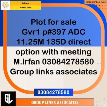 Residential Plot for Sale in Bahria Town, Lahore - (BP-261760)