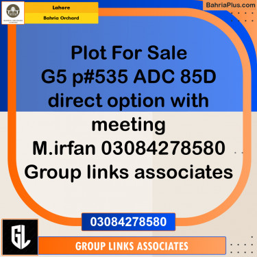 Residential Plot for Sale in Bahria Orchard, Lahore - (BP-261988)