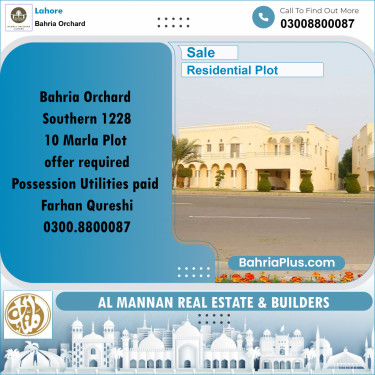 Residential Plot for Sale in Bahria Orchard, Lahore - (BP-262961)