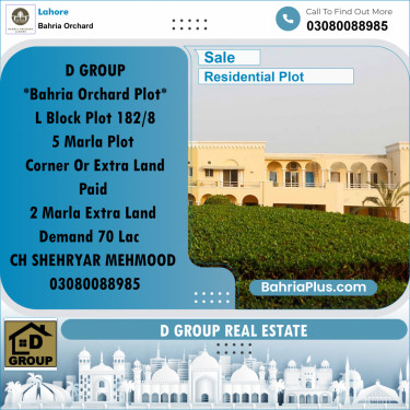 Residential Plot for Sale in Bahria Orchard, Lahore - (BP-263498)