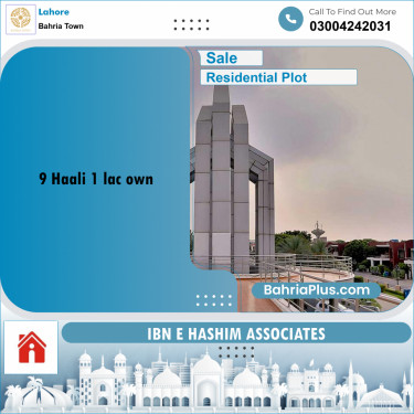10 Marla Residential Plot for Sale in Bahria Town, Lahore - (BP-263501)