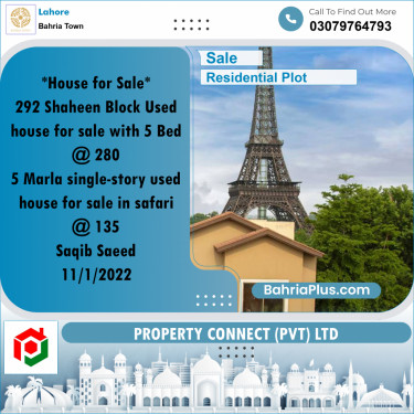 Residential Plot for Sale in Bahria Town, Lahore - (BP-263583)