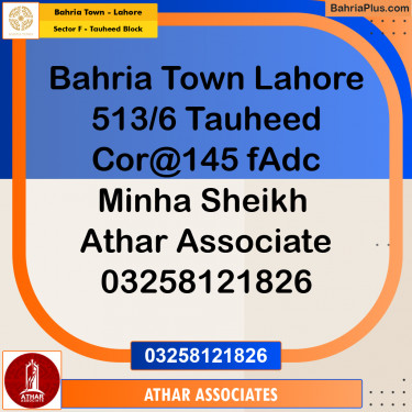 10 Marla Residential Plot for Sale in Sector F - Tauheed Block -  Bahria Town, Lahore - (BP-263699)