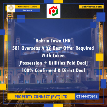 10 Marla Residential Plot for Sale in Overseas A -  Bahria Town, Lahore - (BP-263704)
