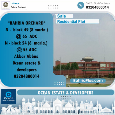 Residential Plot for Sale in Bahria Orchard, Lahore - (BP-264049)