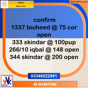 10 Marla Residential Plot for Sale in Bahria Town, Lahore - (BP-264142)