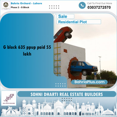 Residential Plot for Sale in Phase 2 - G Block -  Bahria Orchard, Lahore - (BP-264147)