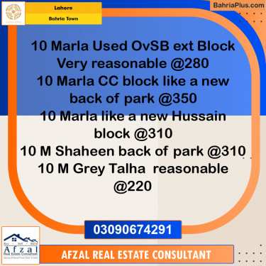 Residential House for Sale in Bahria Town, Lahore - (BP-264345)