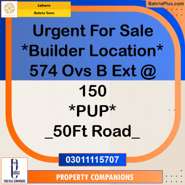 Residential Plot for Sale in Bahria Town, Lahore - (BP-264678)