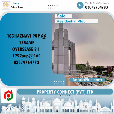 Residential Plot for Sale in Bahria Town, Lahore - (BP-265472)