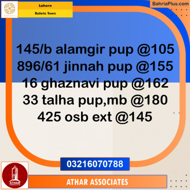 10 Marla Residential Plot for Sale in Bahria Town, Lahore - (BP-265548)