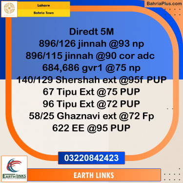 Residential Plot for Sale in Bahria Town, Lahore - (BP-265792)