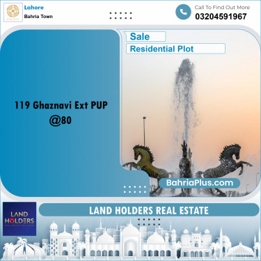 Residential Plot for Sale in Bahria Town, Lahore - (BP-266077)